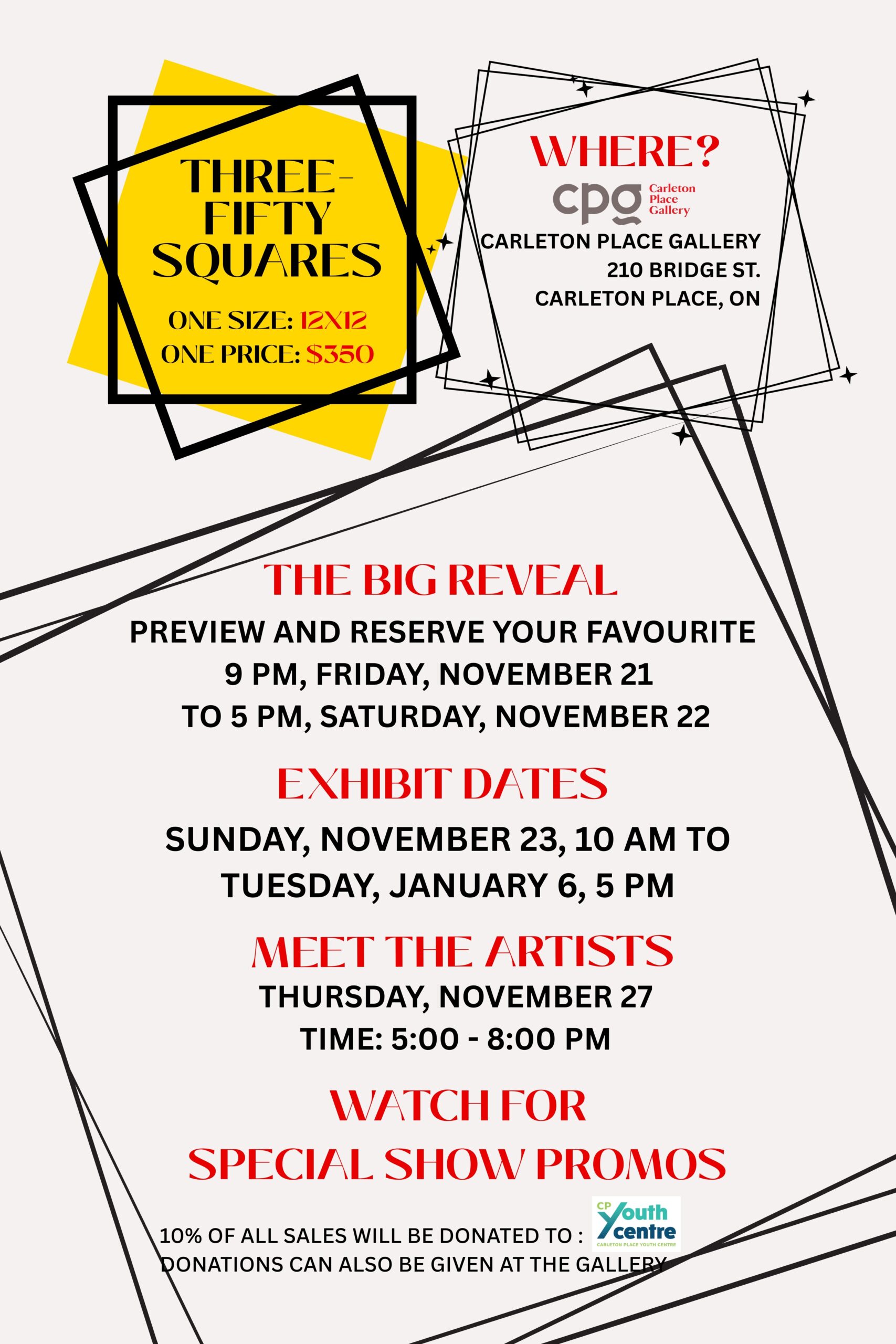 Featured event poster